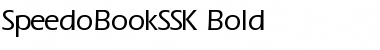 SpeedoBookSSK Bold Font