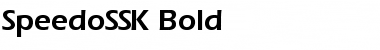 SpeedoSSK Bold Font