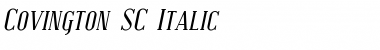 Covington SC Italic Font