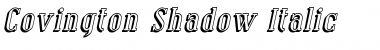 Covington Shadow Italic Font