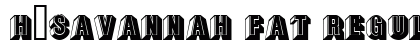 H_Savannah Fat Regular Font H_Savannah Fat Regular Font Preview