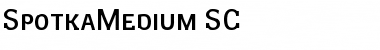 SpotkaMedium SC Regular Font