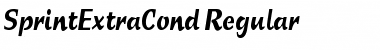 SprintExtraCond Regular Font