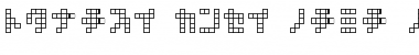 square type kana kana Font