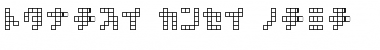 square type Font