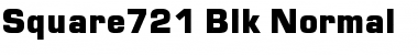 Square721 Blk Font