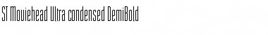 ST Moviehead Ultra-condensed DemiBold