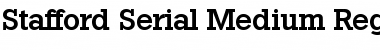 Stafford-Serial-Medium Regular Font