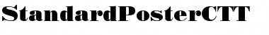 Download StandardPosterCTT Font