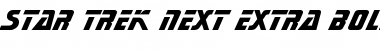 StarTrekNext XBd BT Extra Bold Font