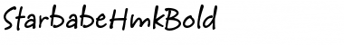 StarbabeHmkBold Regular Font
