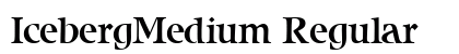 IcebergMedium Regular Preview