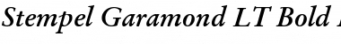 StempelGaramond LT Roman Bold Italic