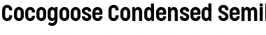 Cocogoose Condensed Trial Semilight Font