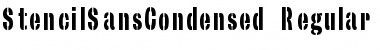 Download StencilSansCondensed Font