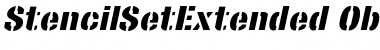 StencilSetExtended Font