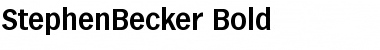 StephenBecker Font