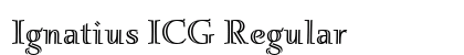 Ignatius ICG Regular Font Preview