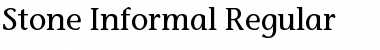 Stone Informal Regular Font