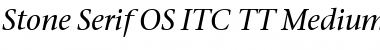 Stone Serif OS ITC TT MediumIta