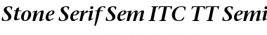 Stone Serif Sem ITC TT Font