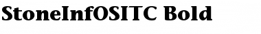 StoneInfOSITC Font