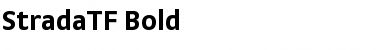 StradaTF-Bold Regular Font