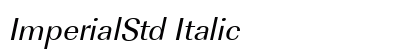 ImperialStd Italic Preview