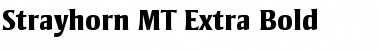 Strayhorn MT Extra Bold Regular Font