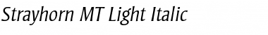 Download Strayhorn MT Light Font