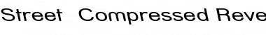 Street - Compressed Reverse Italic Font