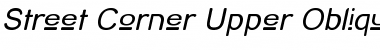 Download Street Corner Upper Oblique Font