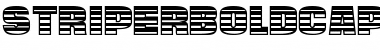 StriperBoldCaps Regular Font