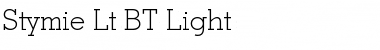 Stymie Lt BT Light Font