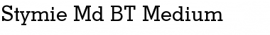 Stymie Md BT Font