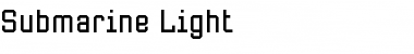 Submarine Light Font