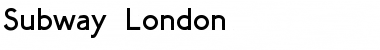 Subway - London Regular Font