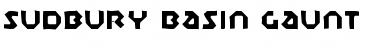 Sudbury Basin Gaunt Regular Font