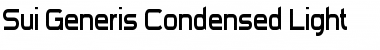 Sui Generis Condensed Light Regular