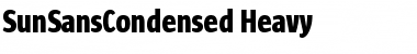 Sun Sans Condensed- Font