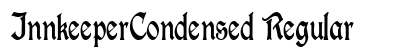 InnkeeperCondensed Regular Font Preview