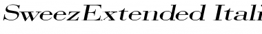 SweezExtended Italic