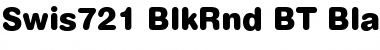 Swis721 BlkRnd BT Black Font