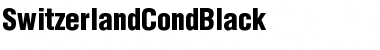 SwitzerlandCondBlack Regular Font