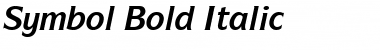 Symbol Bold Italic