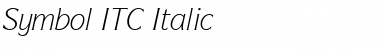 Symbol ITC Font