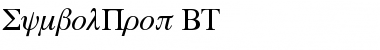 SymbolProp BT Regular Font