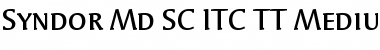 Download Syndor Md SC ITC TT Font