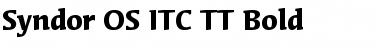 Syndor OS ITC TT Bold Font