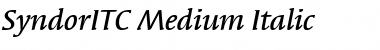 Download SyndorITC-Medium Font